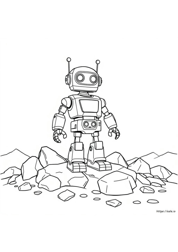 Robot Kleurplaat