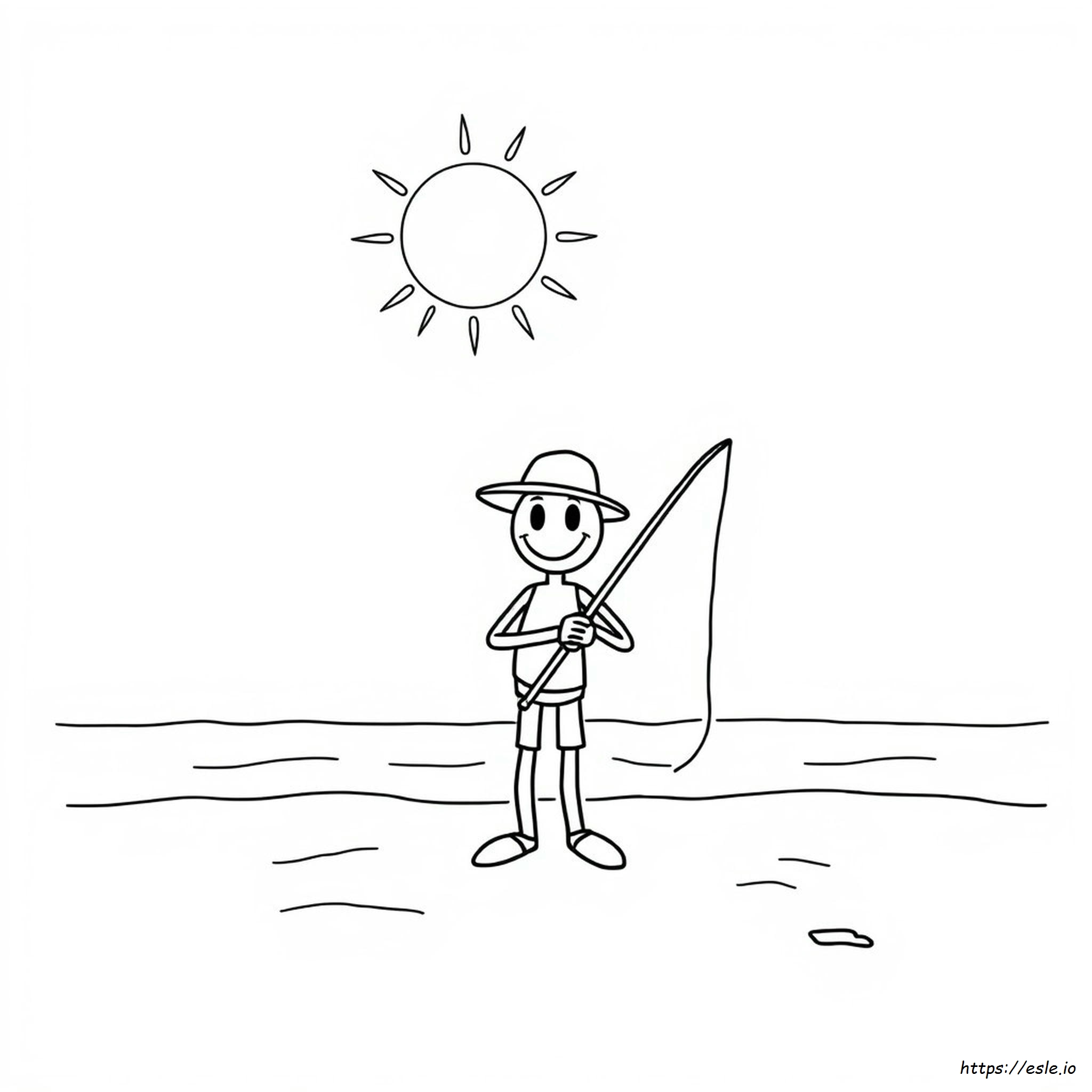 Stickman Coloring Pages
