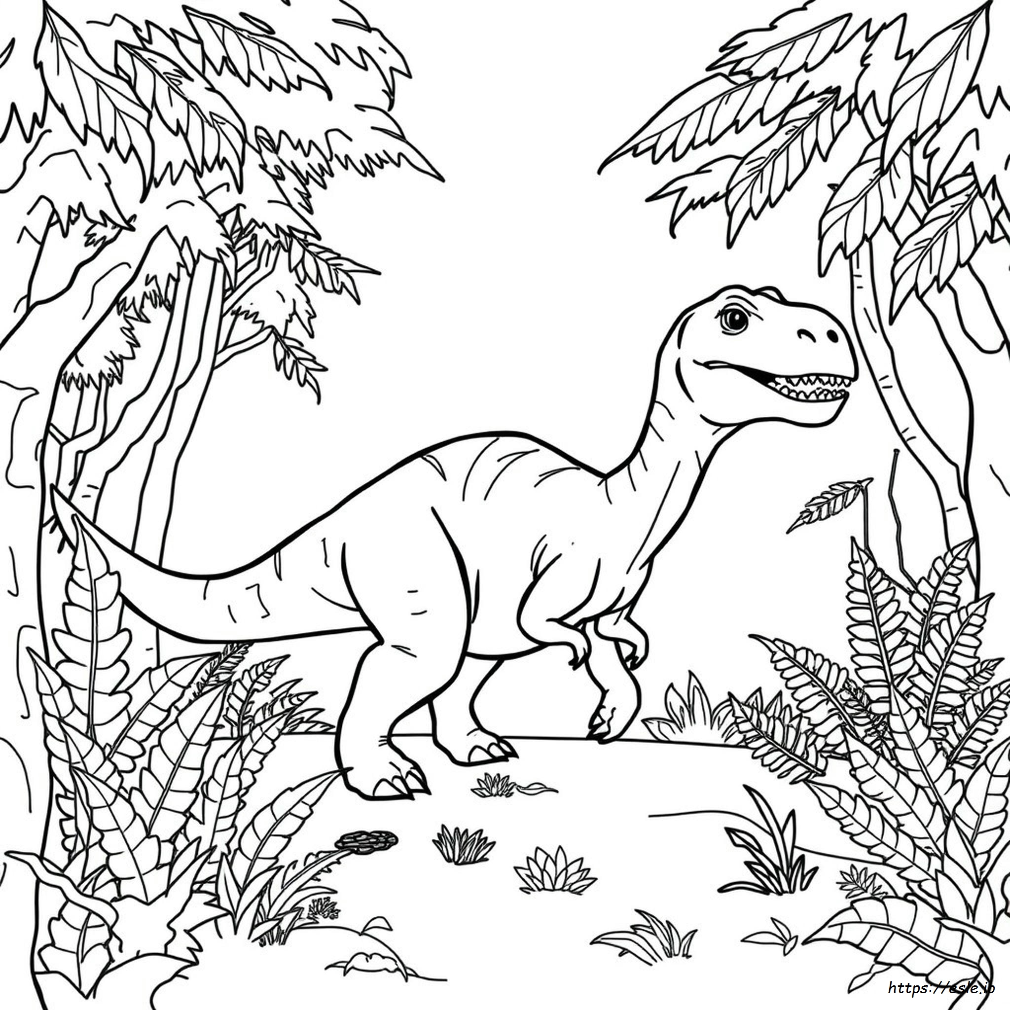 Free Dino Coloring Page - Printable Dinosaur Sheet