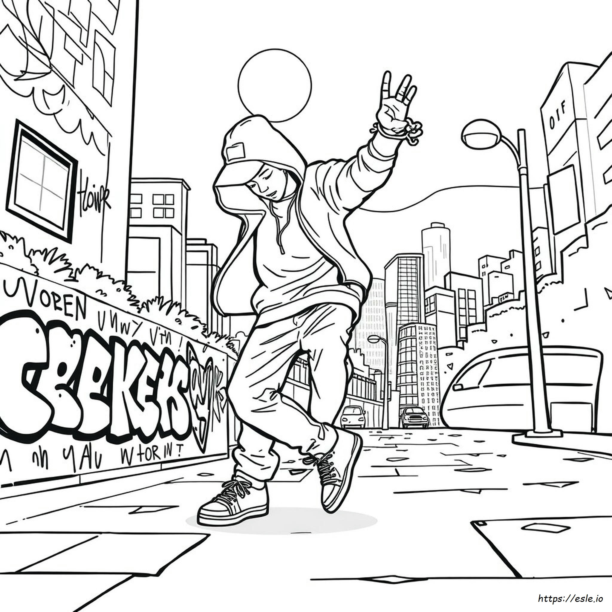 Dansator Hip Hop De Colorat