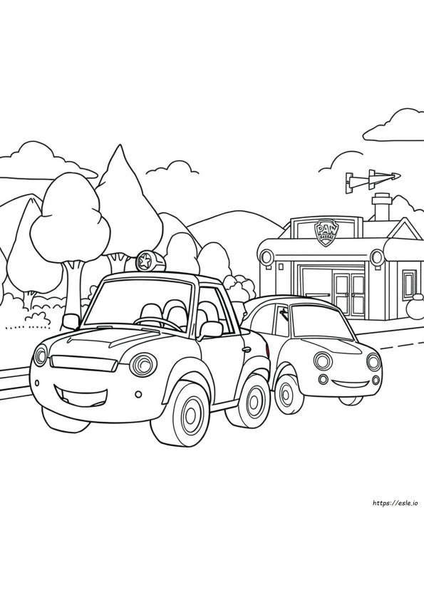 Coloriages Voitures Pat Patrouille