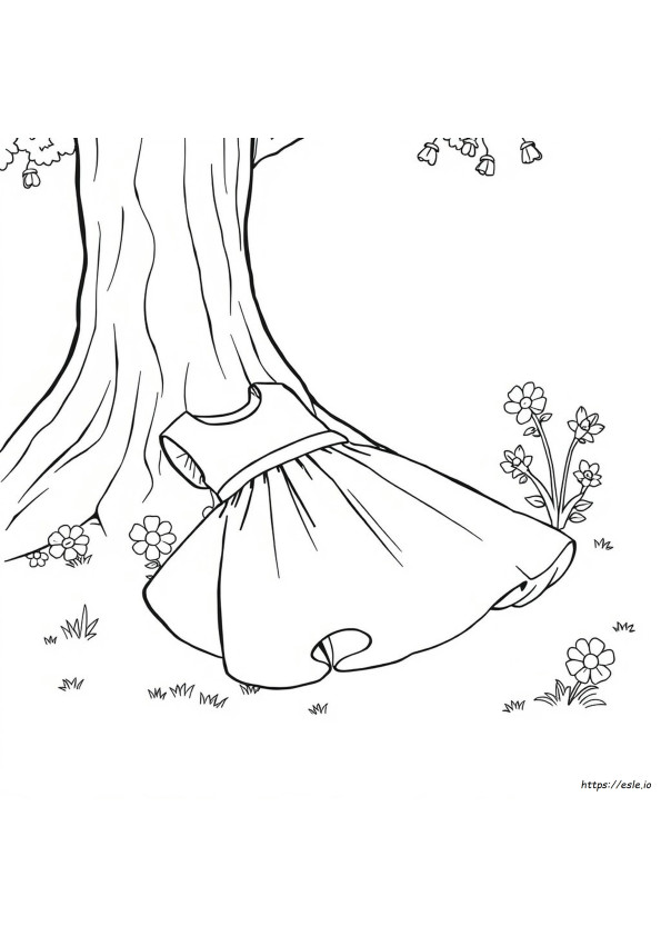 Dress For Colouring