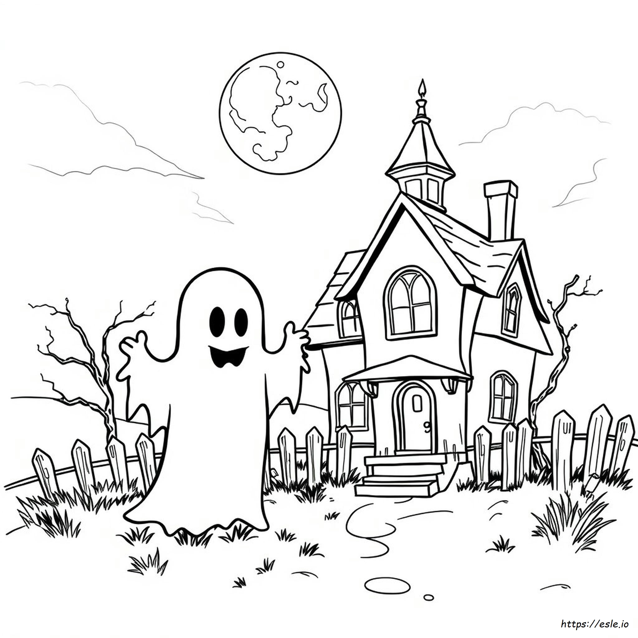 Free Printable Coloring Page Of Ghosts