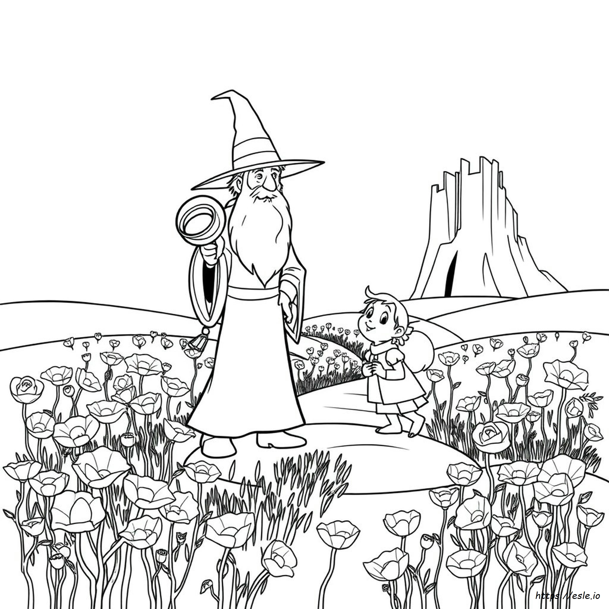 Wizard Of Oz Coloring Pages Free