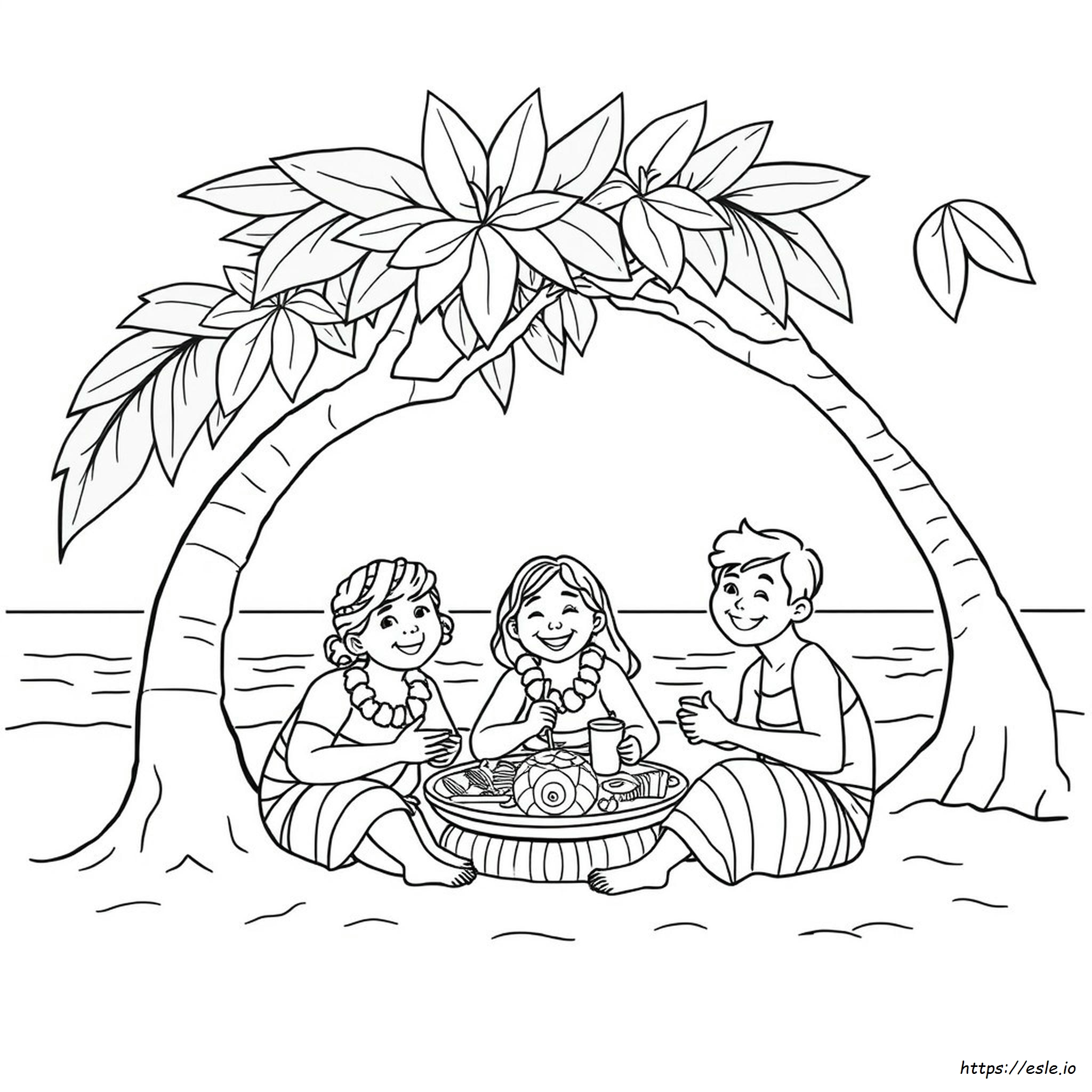 Pagini De Colorat Ohana