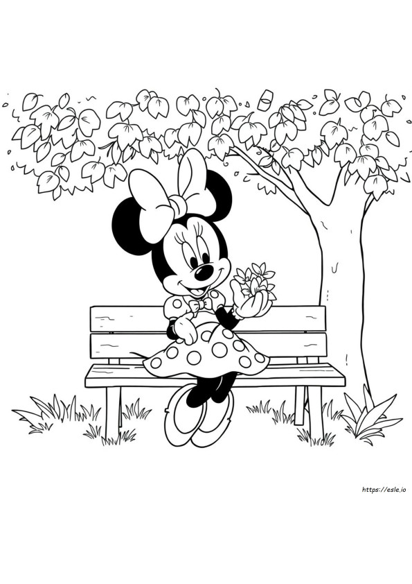 Minnie Maus Ausmalbilder
