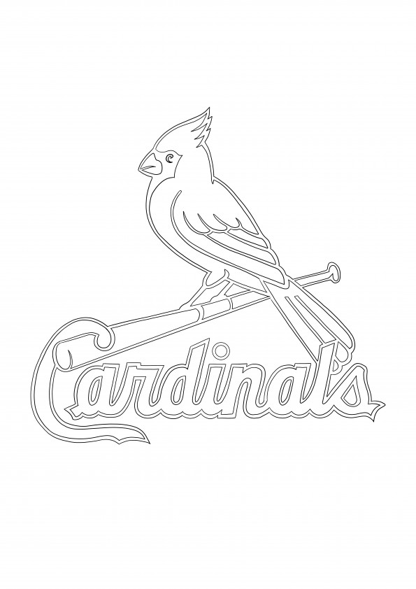 St. Louis Cardinals Logo to save for later or download to color
