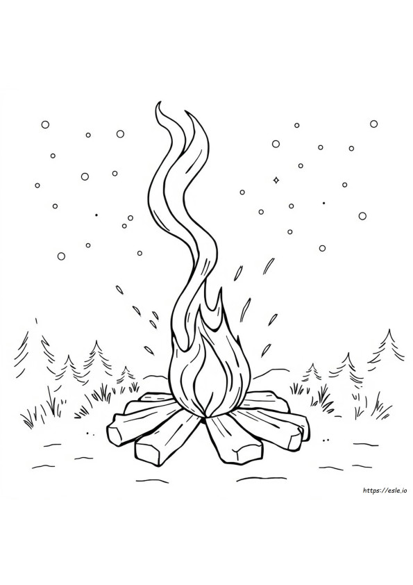 Fiamma Fuoco Disegni Da Colorare