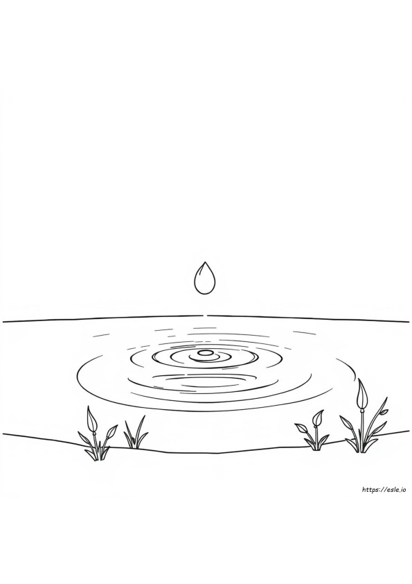 Evaporation Coloring Page