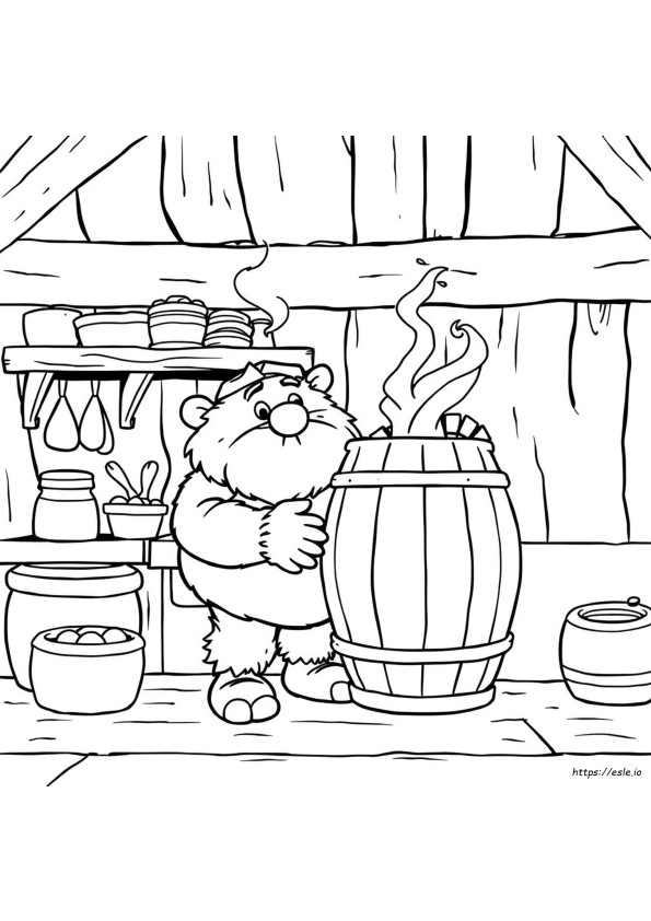 Chum Bucket Coloring Page