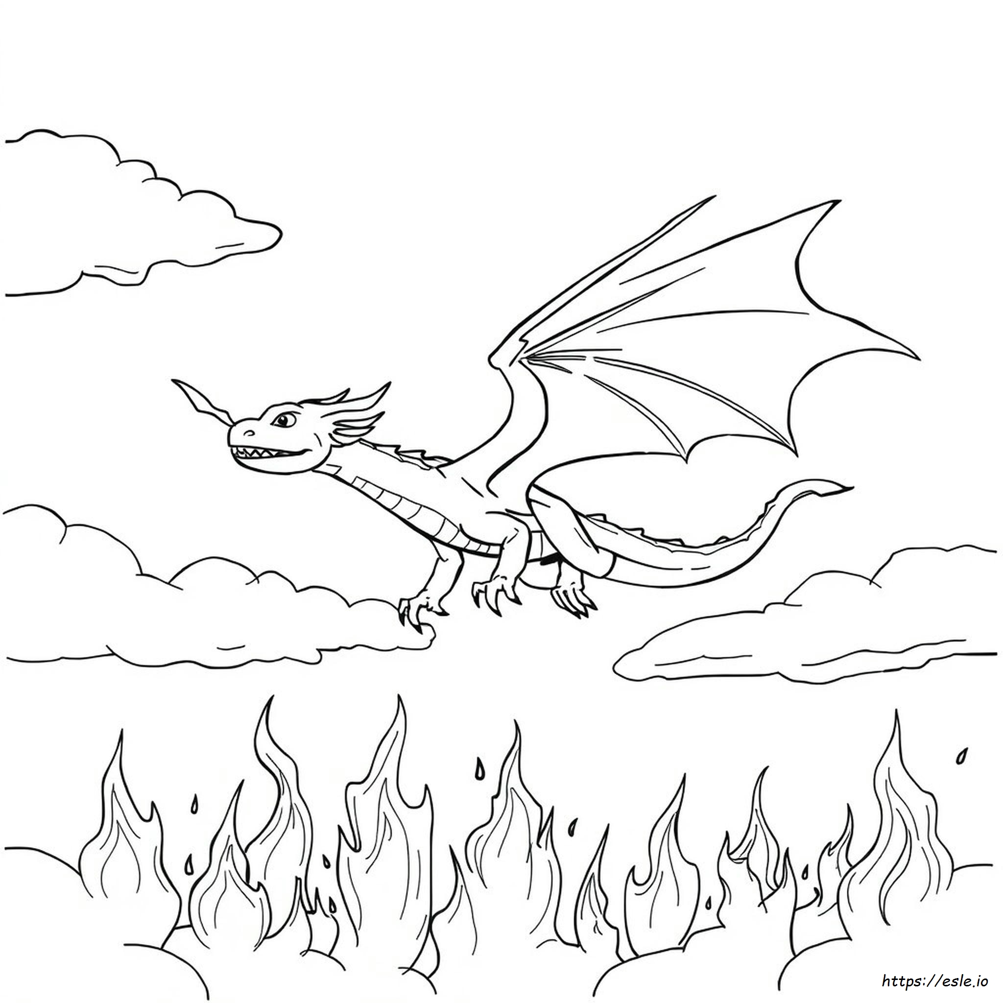 Wings Of Fire Coloring Page - Free Printable