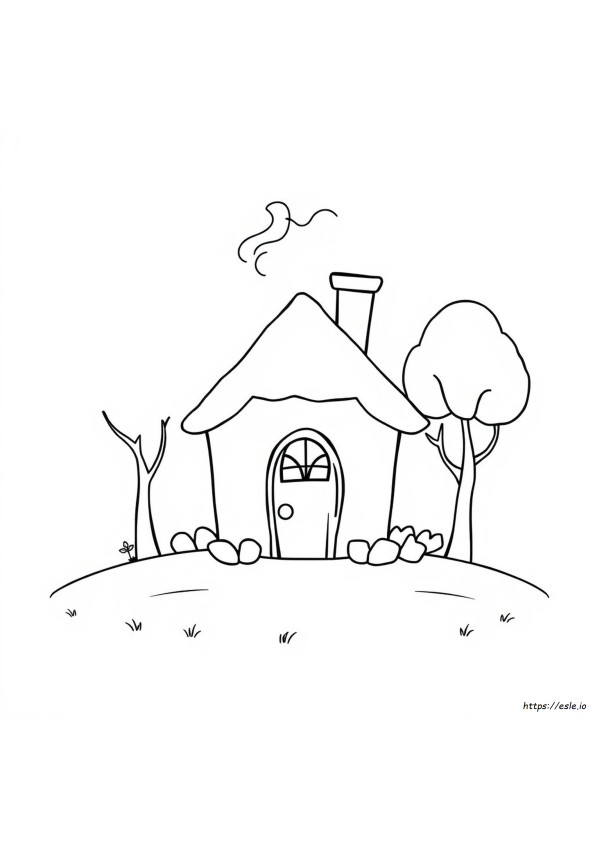 Mewarnai Gambar Rumah