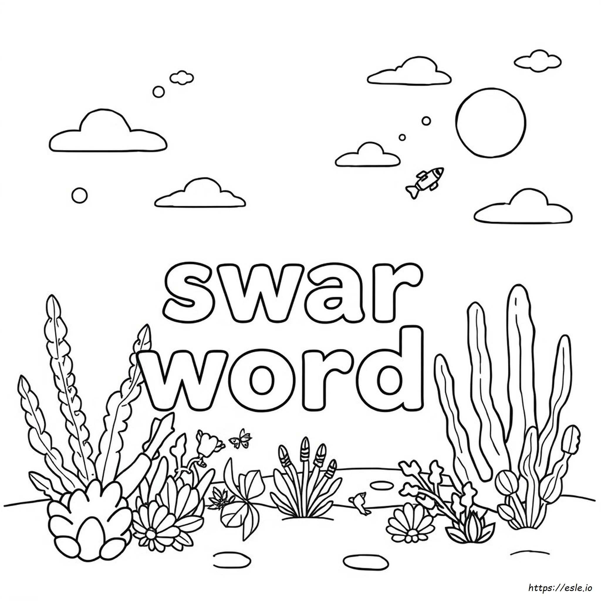 Swear Word Coloring Book