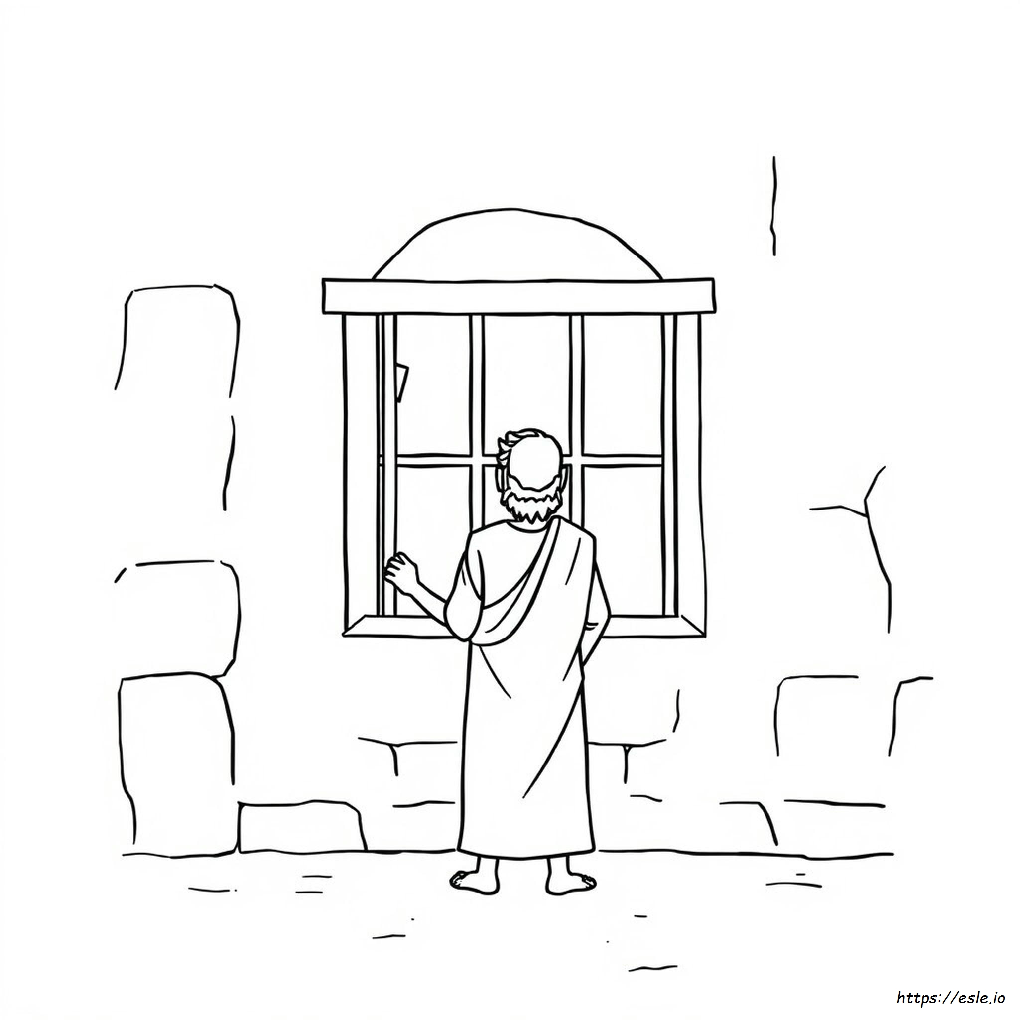 Joseph In Prison Coloring Page