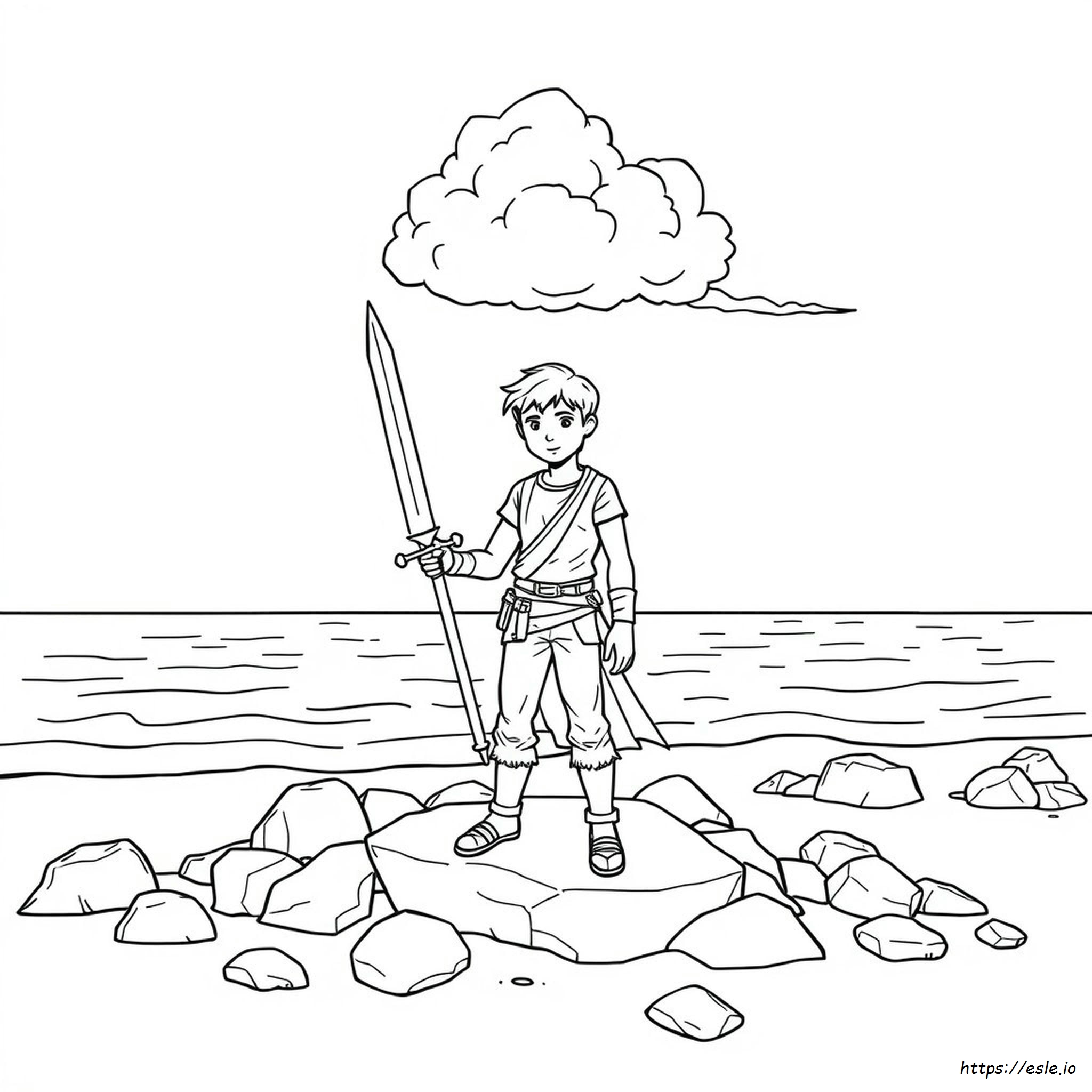 Kolorowanka Percy Jackson