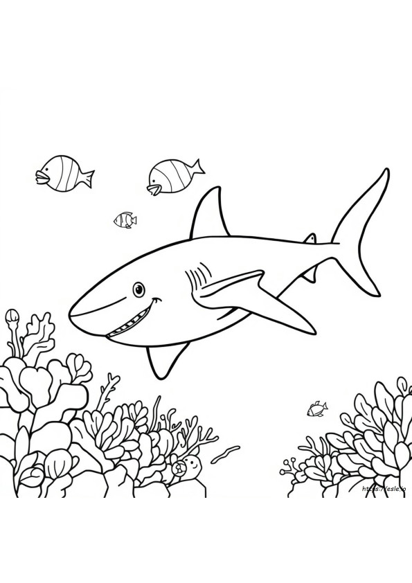 Shark Coloring Pages Printable