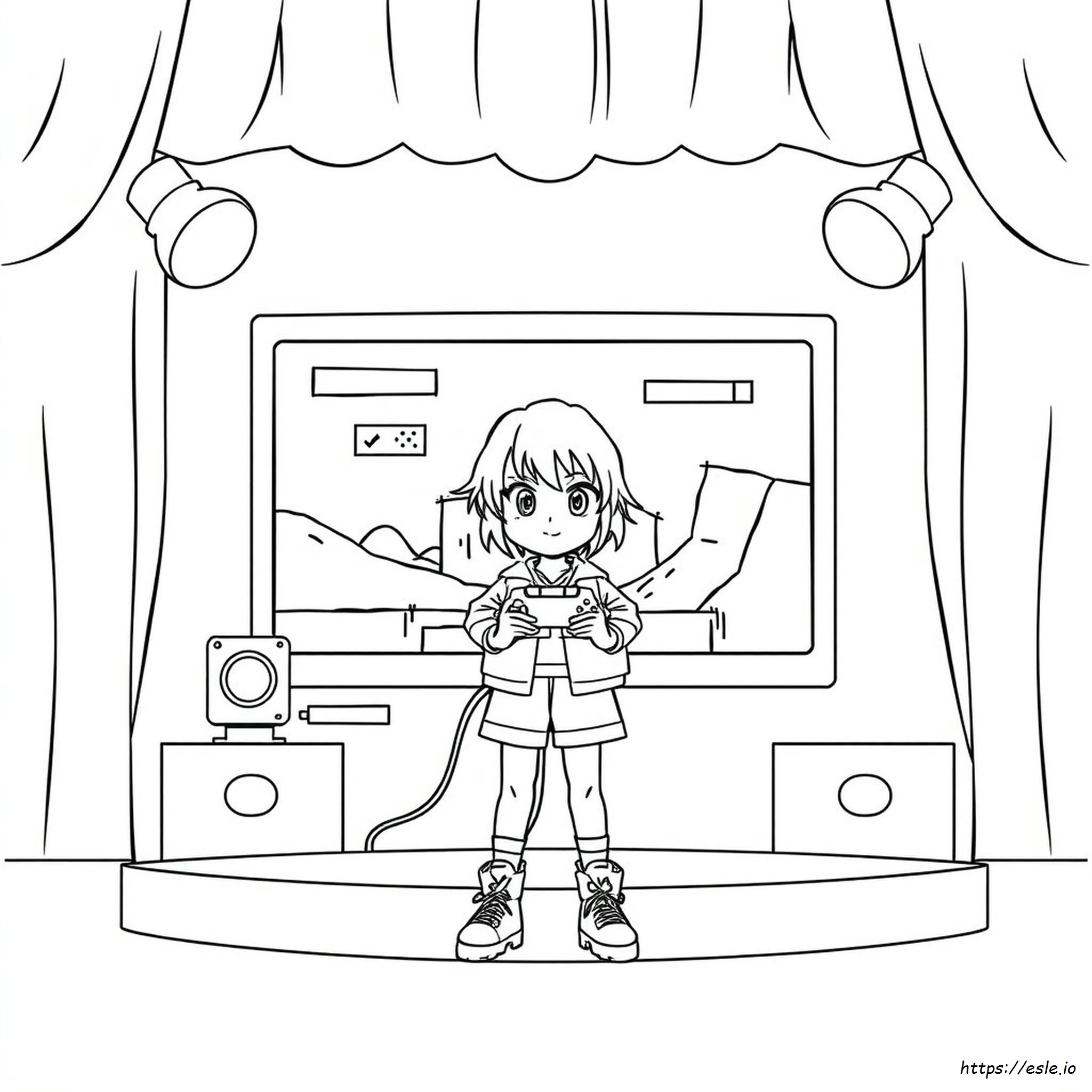 Anime Coloring Pages Games