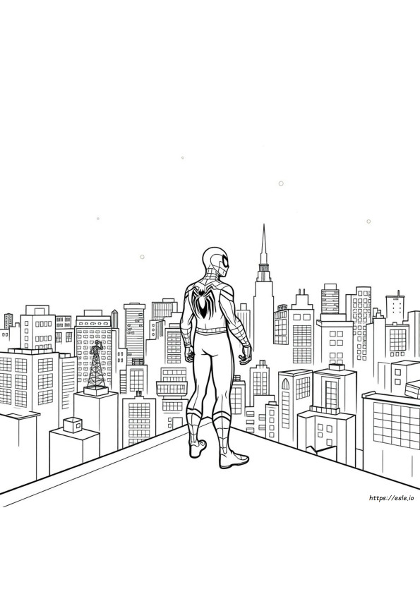 Coloring Pages Of Spiderman