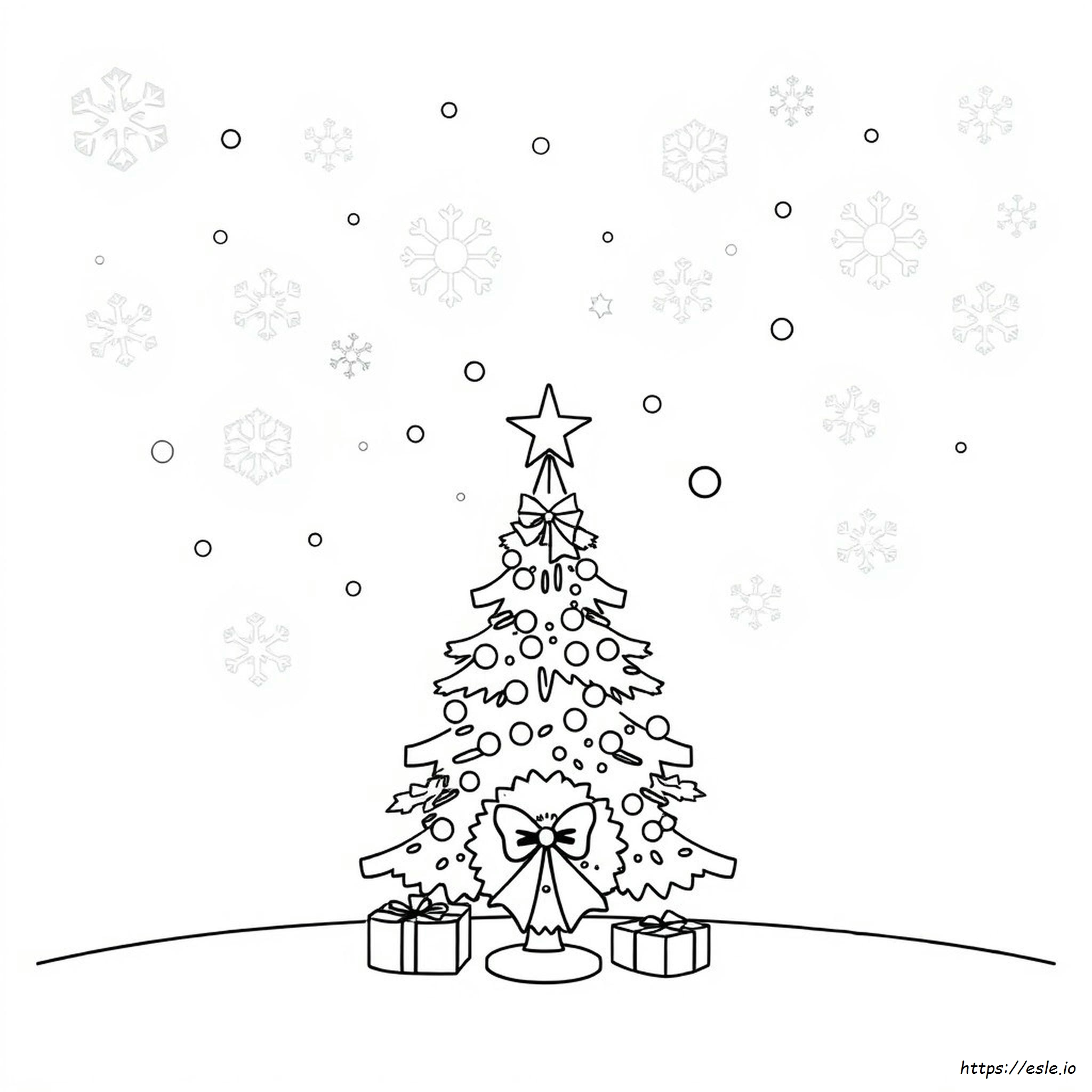 Snowflakes Coloring Page - Free Printable