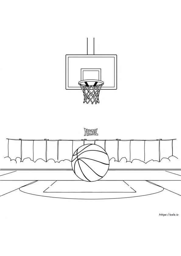 Basketball Ausmalbilder