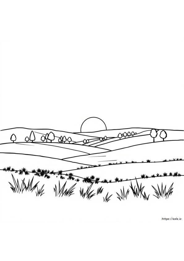Malvorlagen Sonnenaufgang