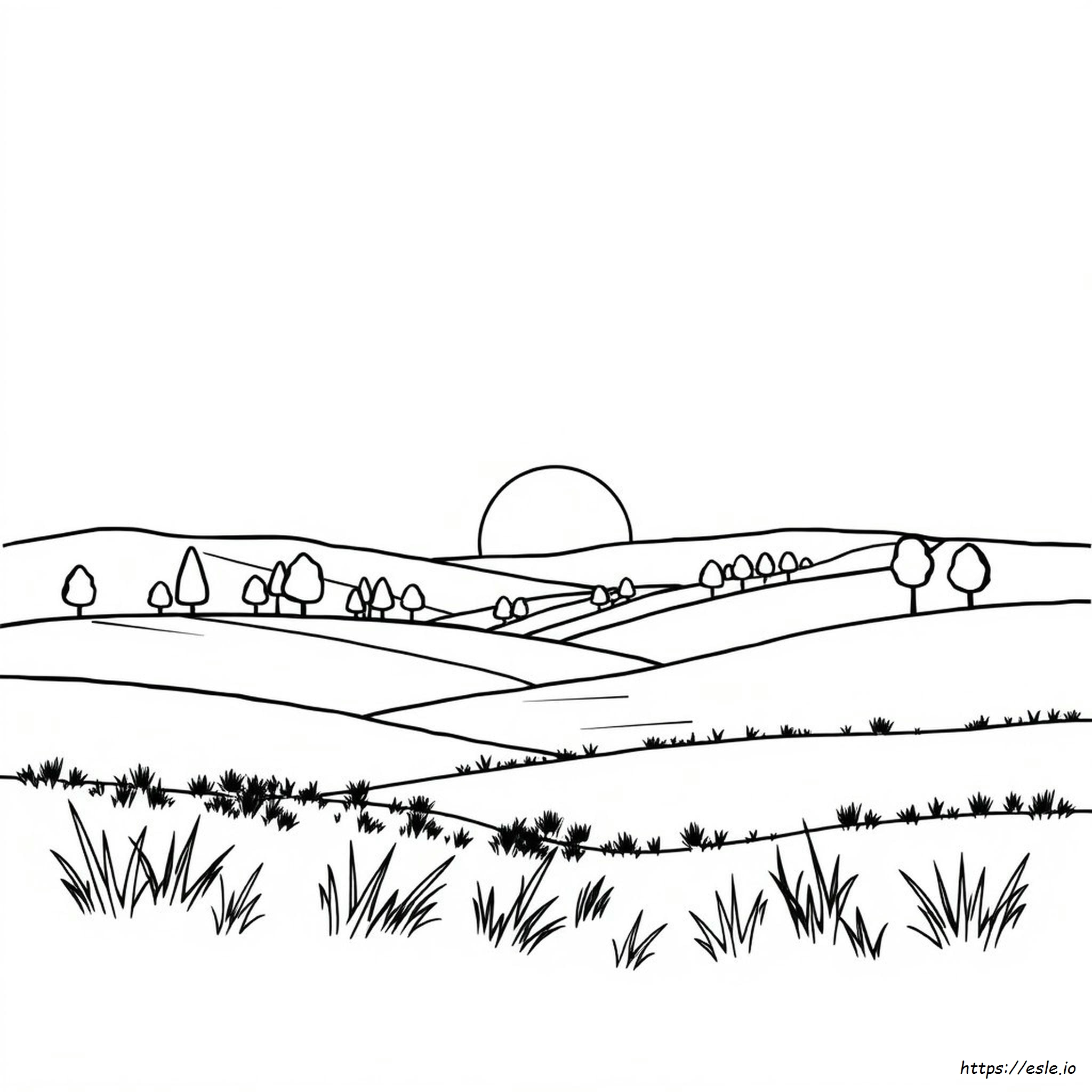 Coloring Pages Of Sunrise
