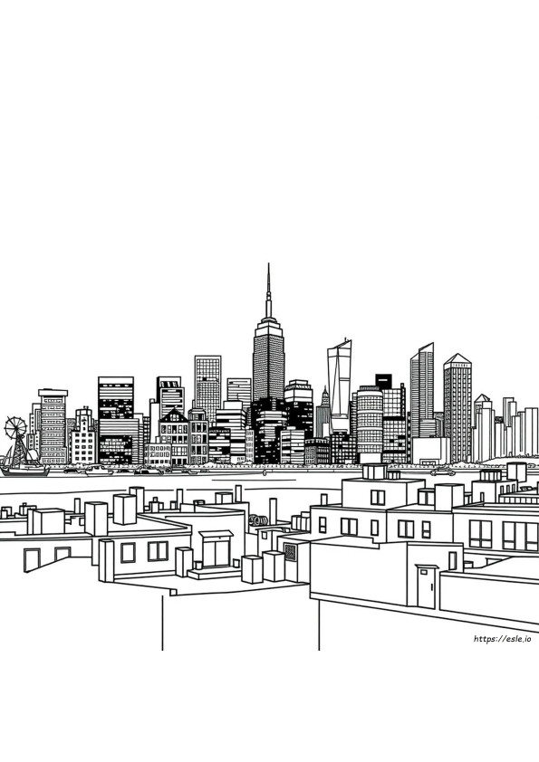 Halaman Mewarnai Brooklyn