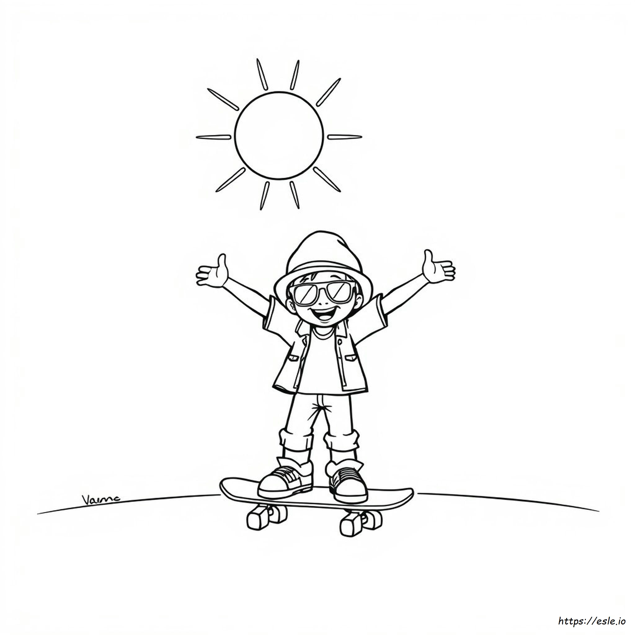 Johnny Para Colorear - Imprimible Gratis