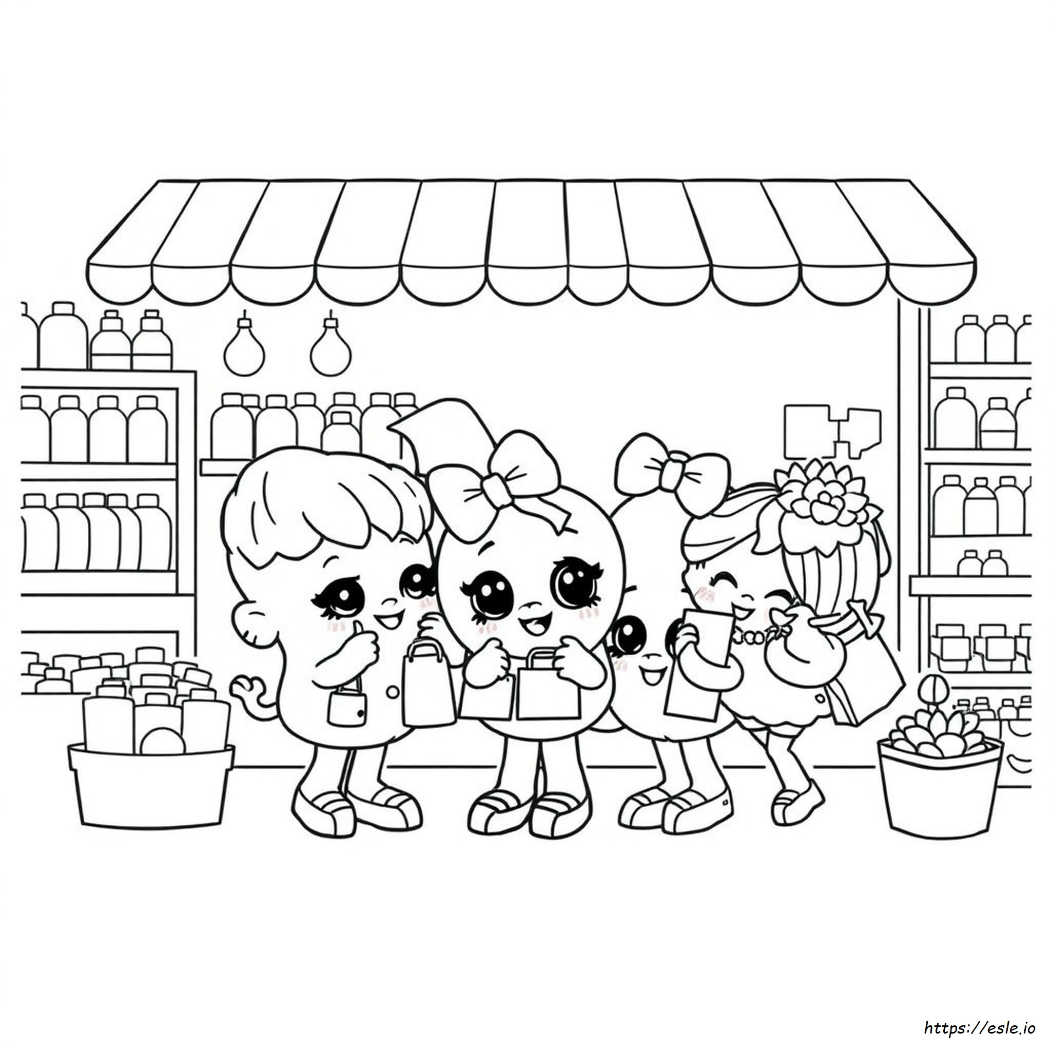 Free Printable Shopkins Shoppies Coloring Pages