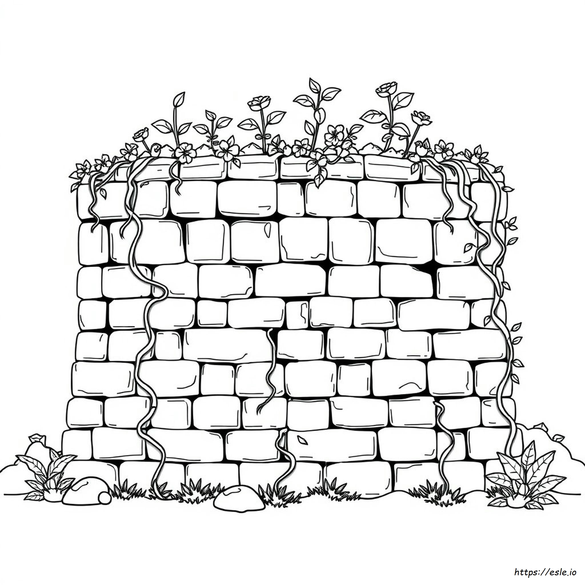 Giant Wall Coloring Page - Free Printable