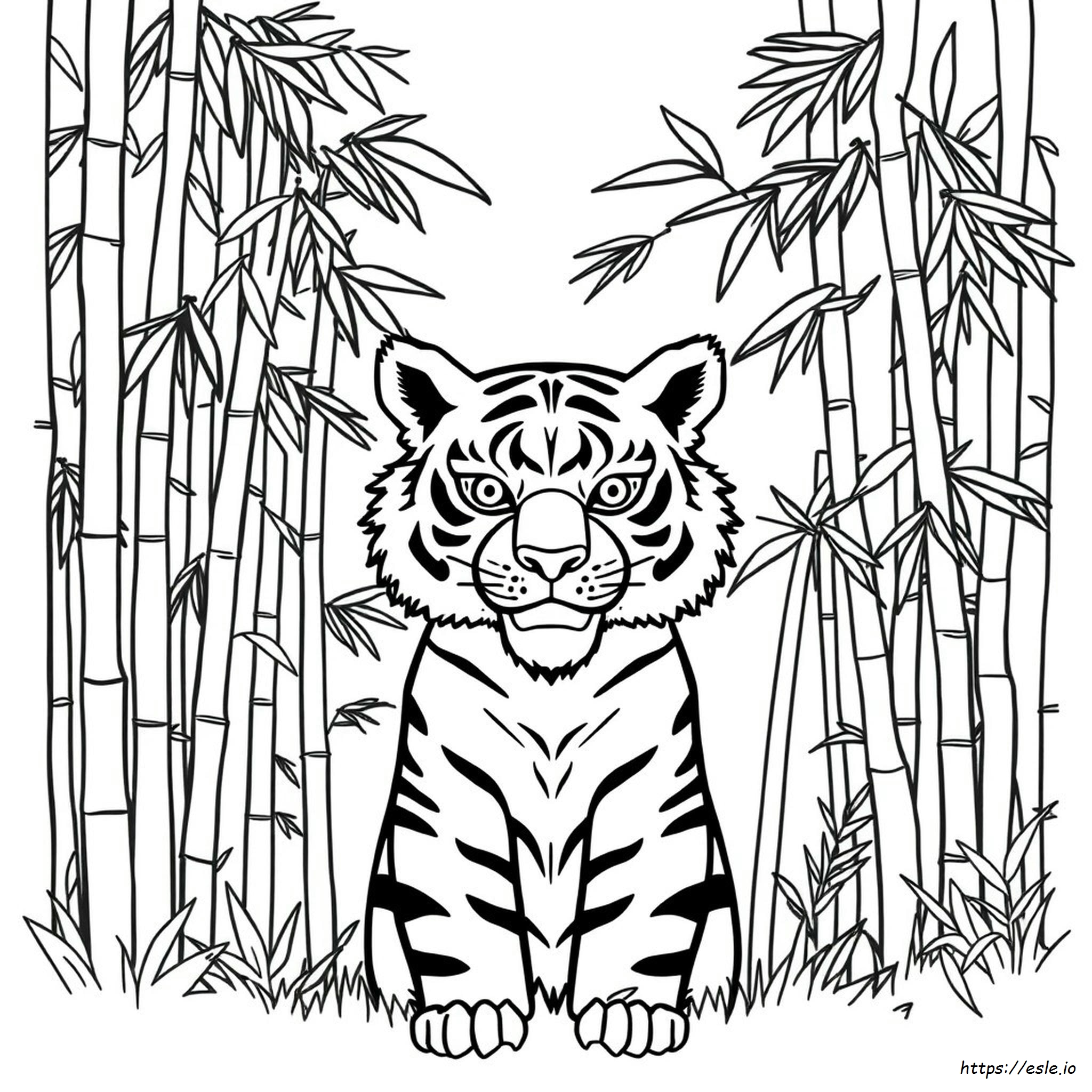 Tiger Mask Coloring Page