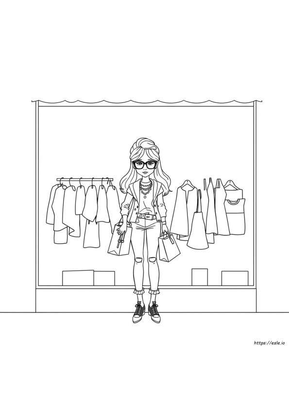 Fashionista Coloring Pages