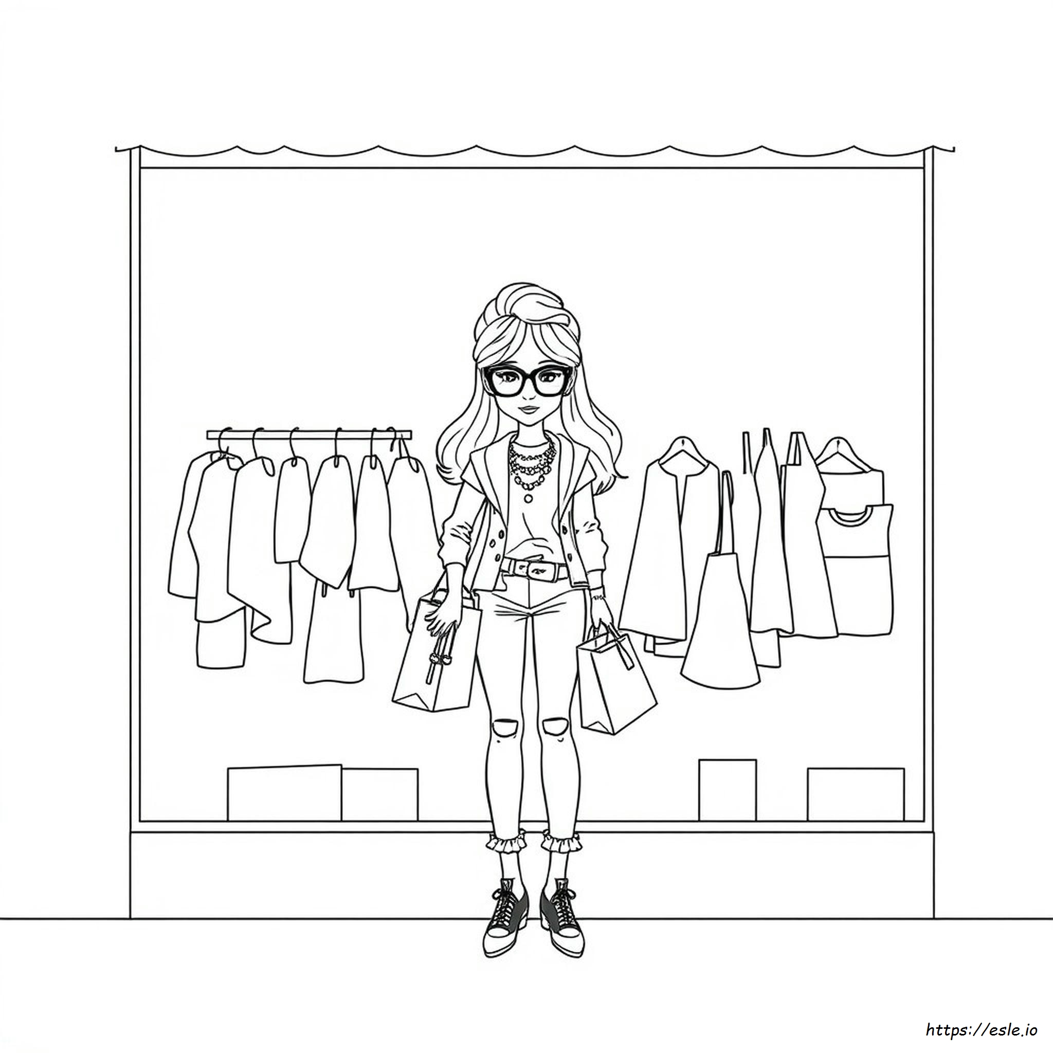 Coloriage Mode - Dessin à Imprimer Gratuit