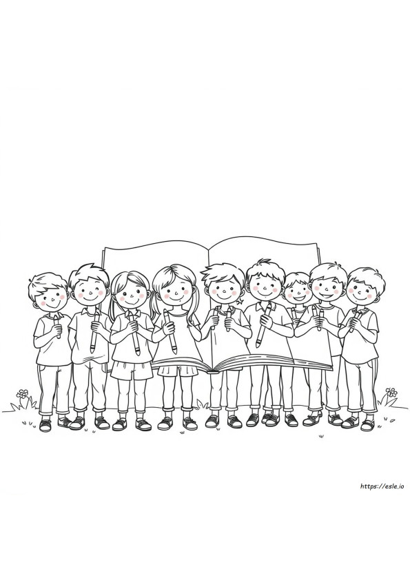 Eleven Colouring Pages