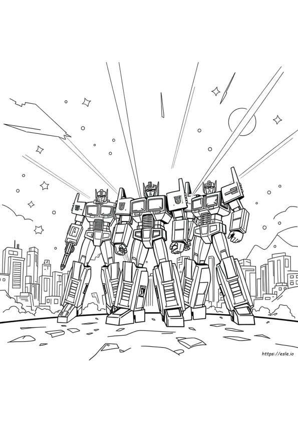 Transformers Coloring Book Pdf