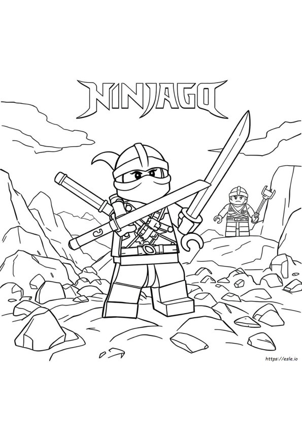 Ninjago Coloring In