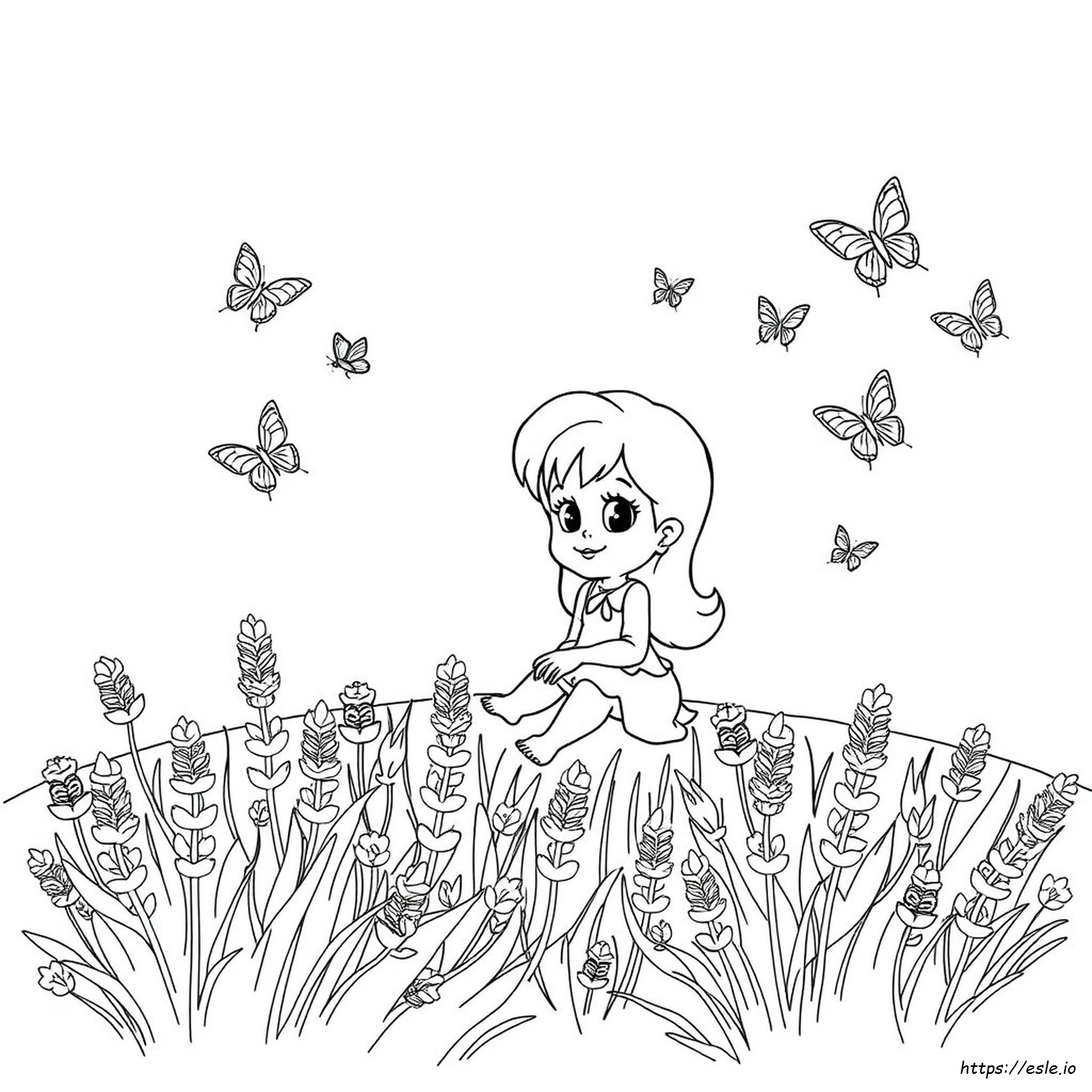 Little Charmers Lavender Coloring Page