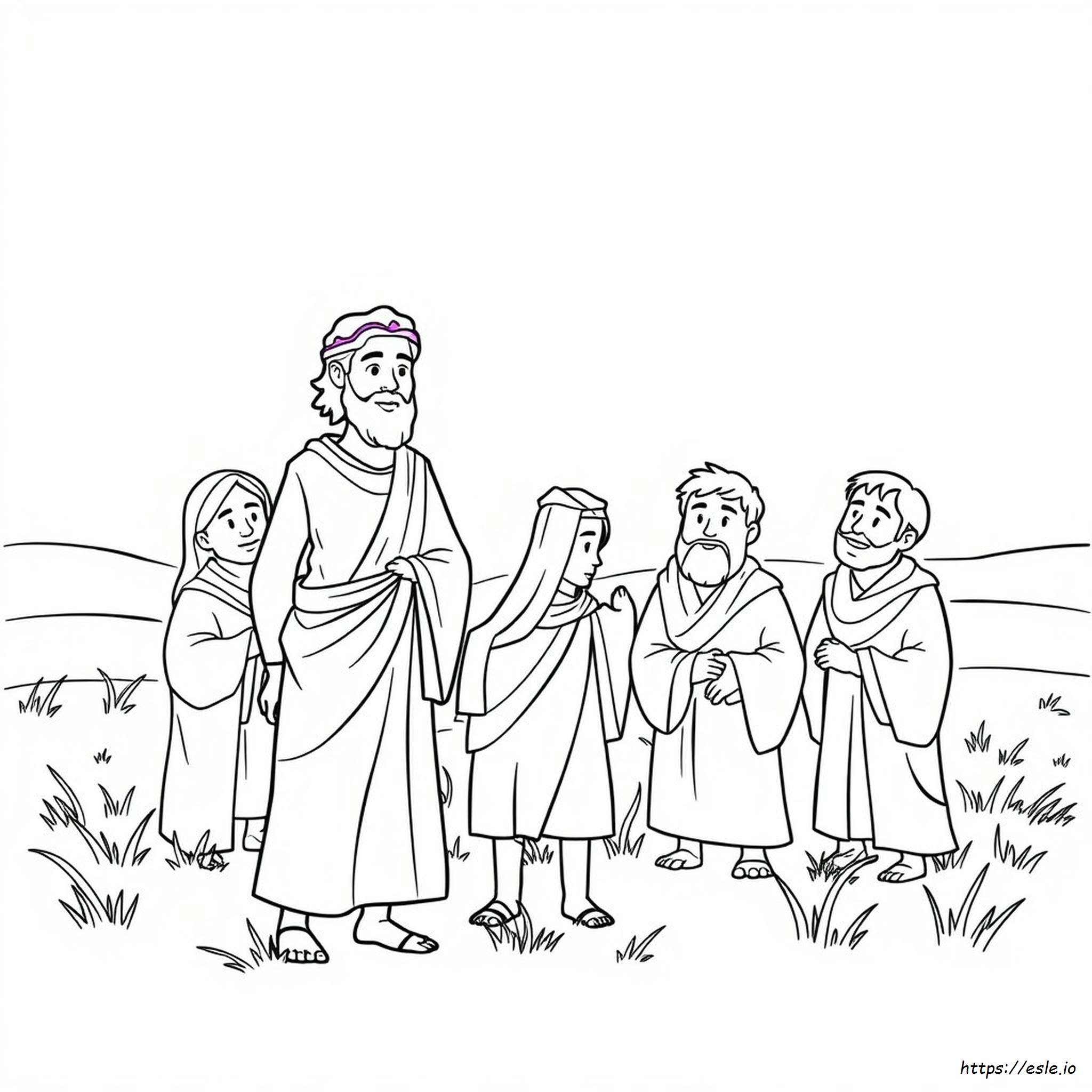 Coloring Picture Of Joseph And His Brothers