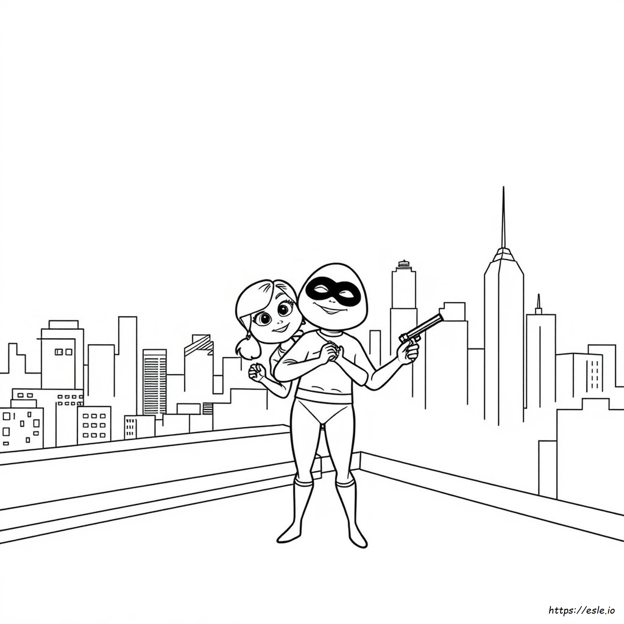 Gambar Mewarnai Karakter Inside Out 2