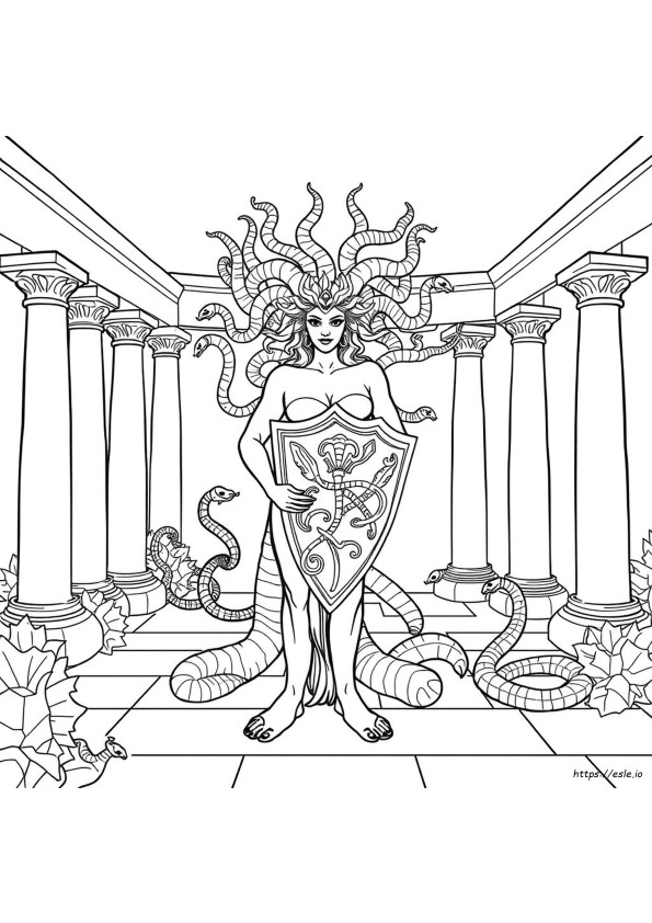 Coloring Pages Of Medusa