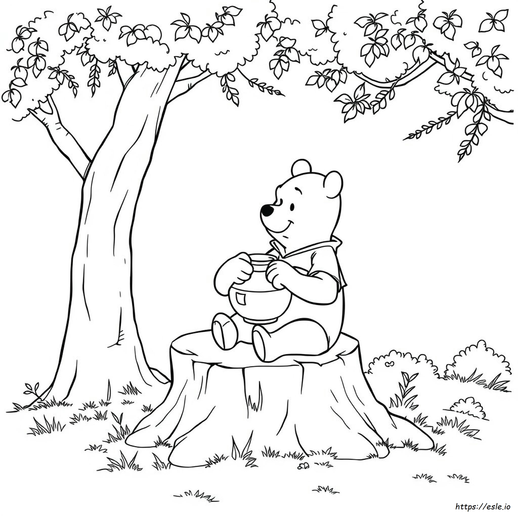 Coloriages Winnie L'ourson