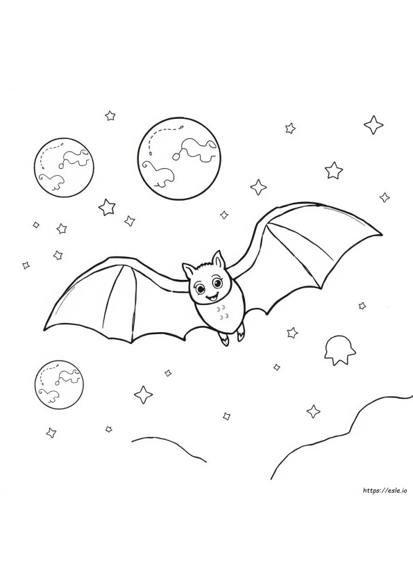 Free Bat Coloring Pages