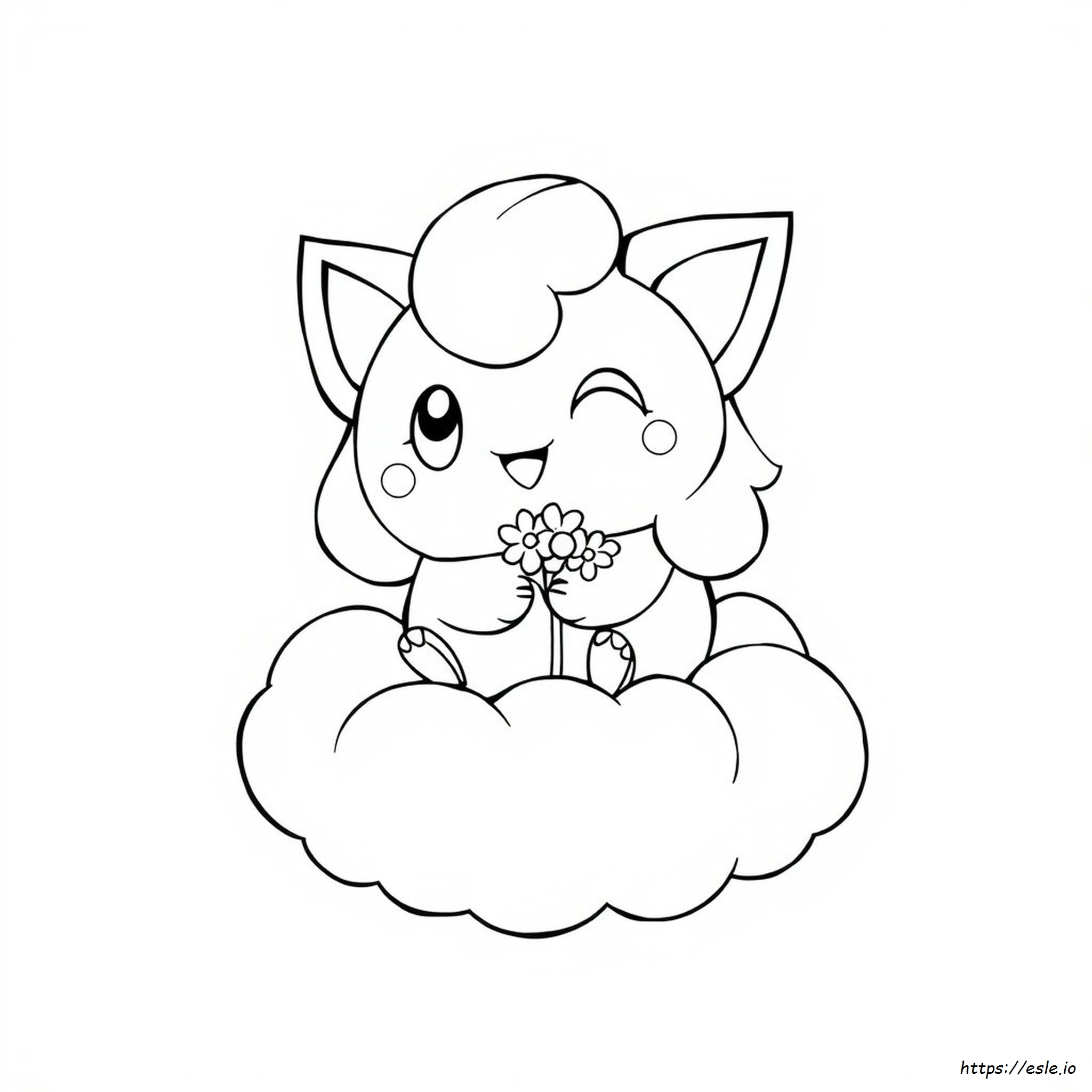 Jigglypuff Colouring Page - Free Printable
