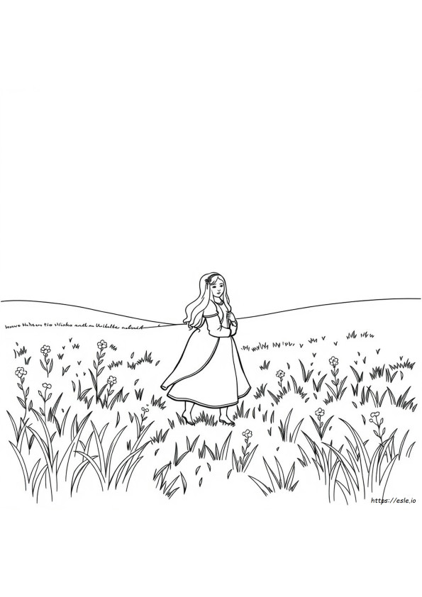 Anna And Simeon Coloring Page