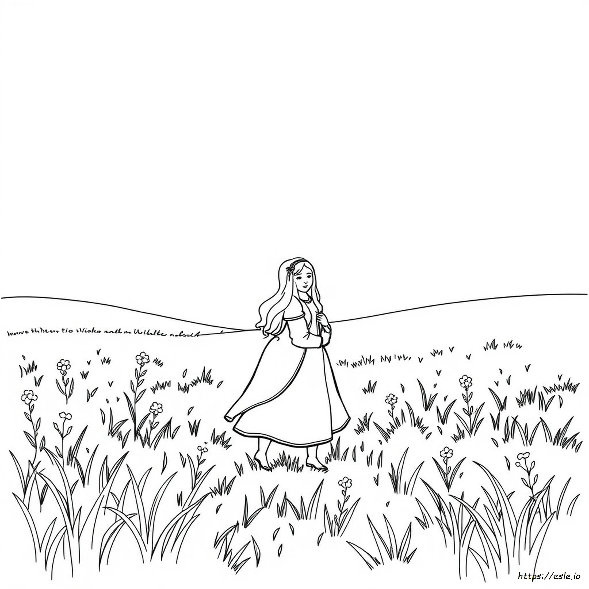 Anna And Simeon Coloring Page