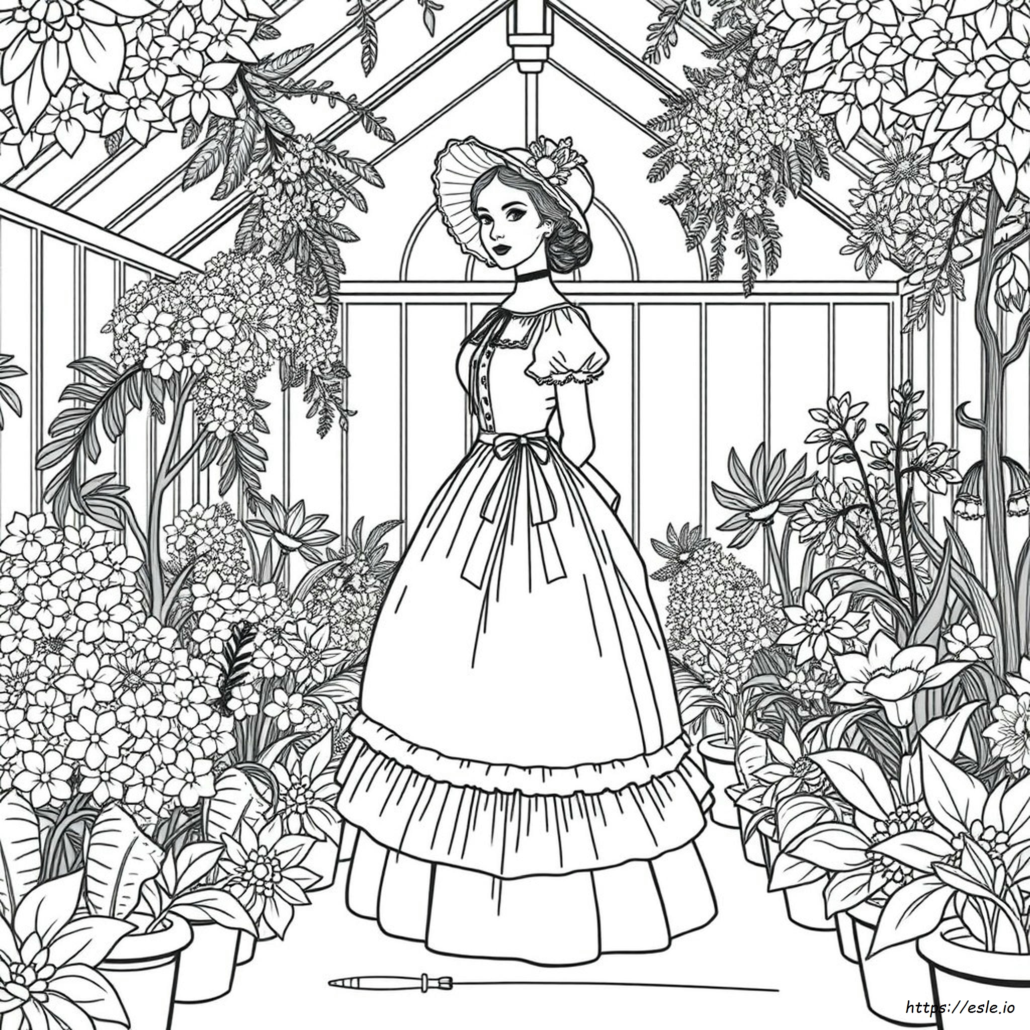 Realistic Victorian Coloring Pages