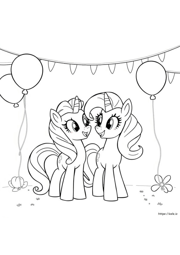 Twilight Sparkle My Little Pony Disegni Da Colorare Pinkie Pie