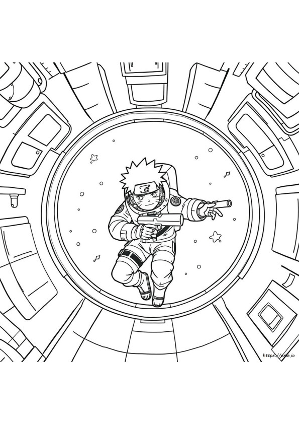 Among Us Naruto Ausmalbilder