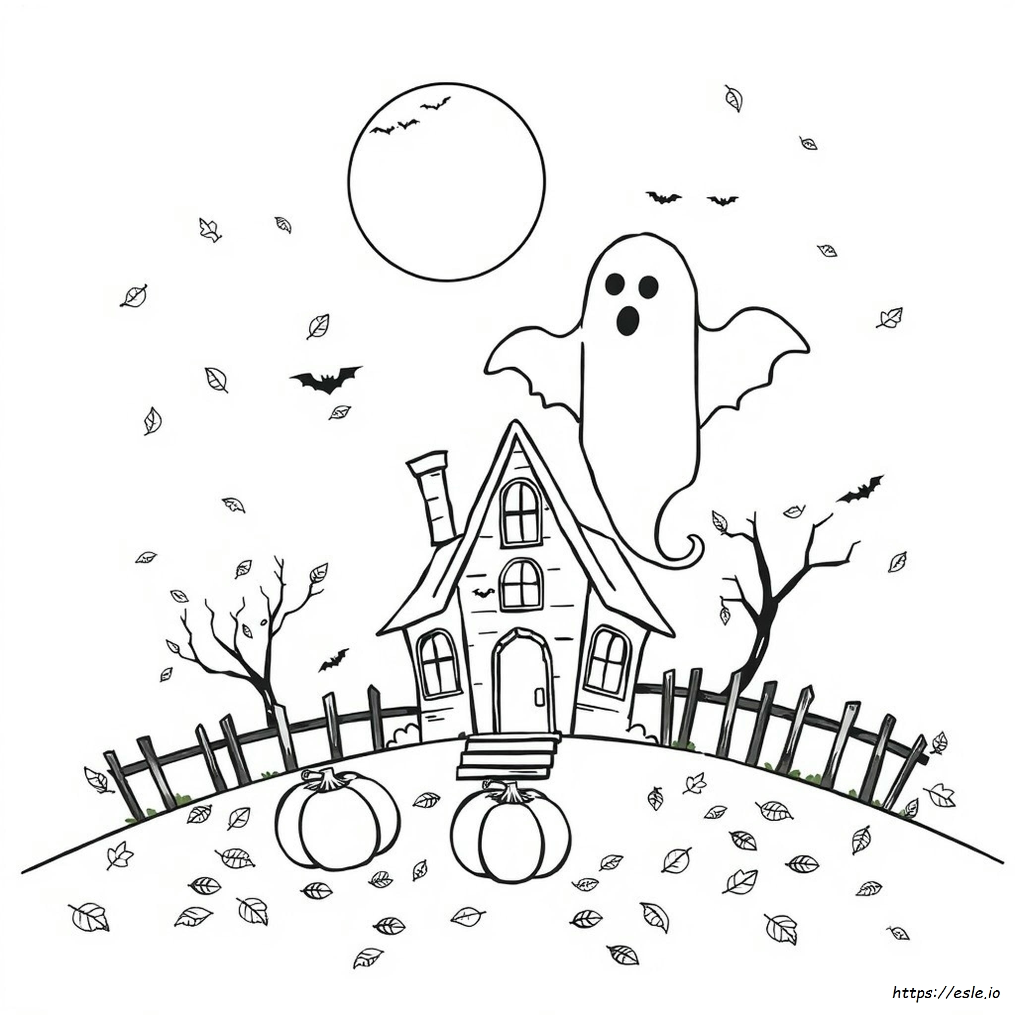 Halloween Clip Art Coloring Pages - Free Printable