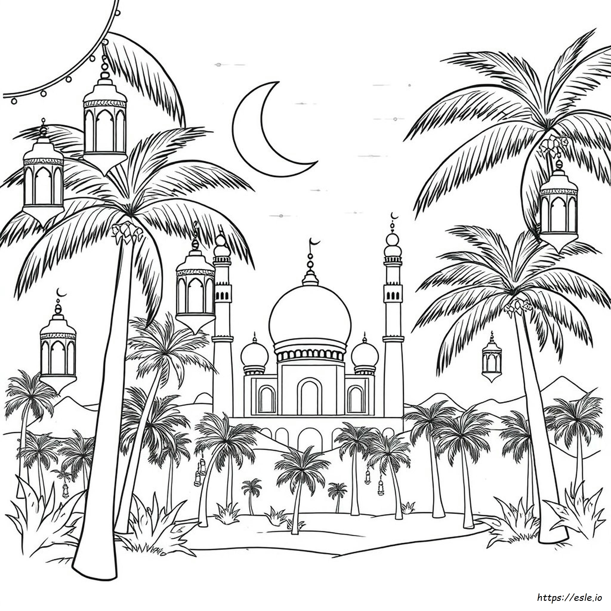 Eid Colouring Pictures - Free Printable